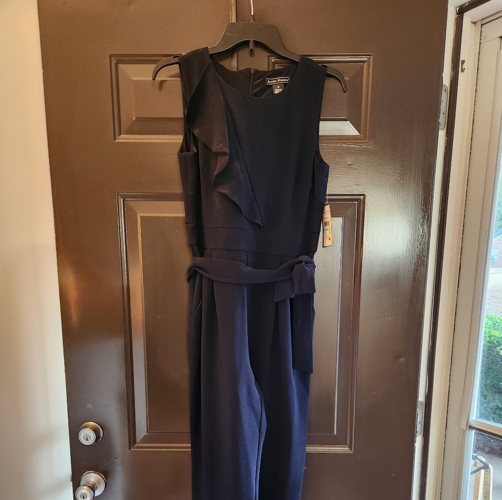 Jessica Howard Navy Jumpsuit